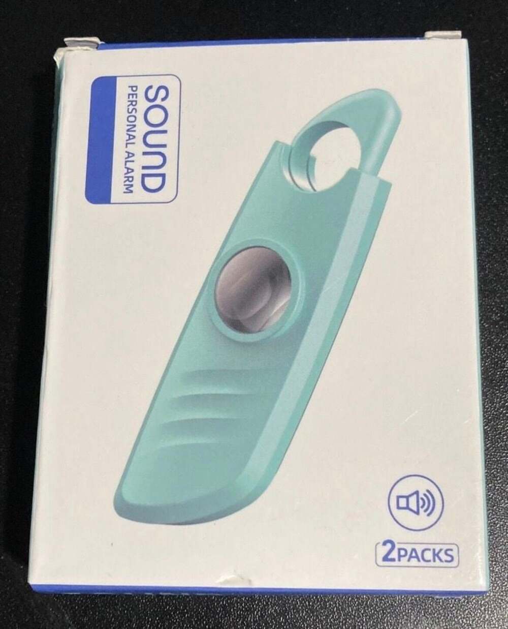 Sound Personal Alarm 2 Pack 140dB Safety Keychain Siren with Strobe Light